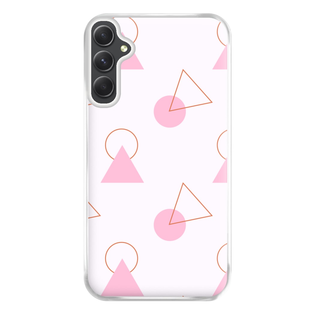 Triangle Pattern - Eighties Phone Case for Galaxy A14