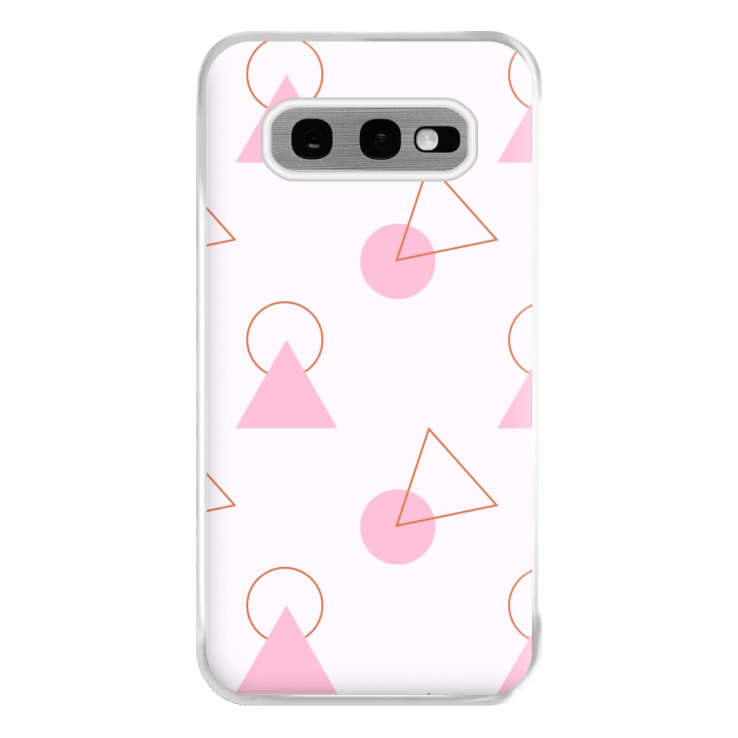 Triangle Pattern - Eighties Phone Case for Galaxy S10e