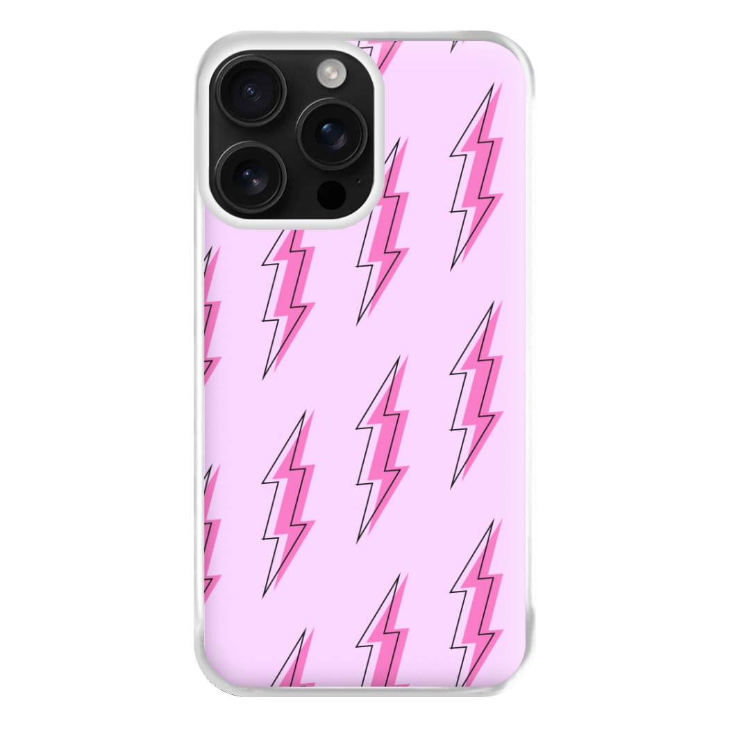 Pink Lightning - Eighties Phone Case