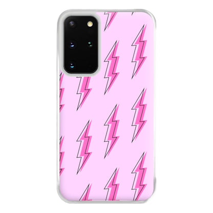 Pink Lightning - Eighties Phone Case for Galaxy S20 Plus