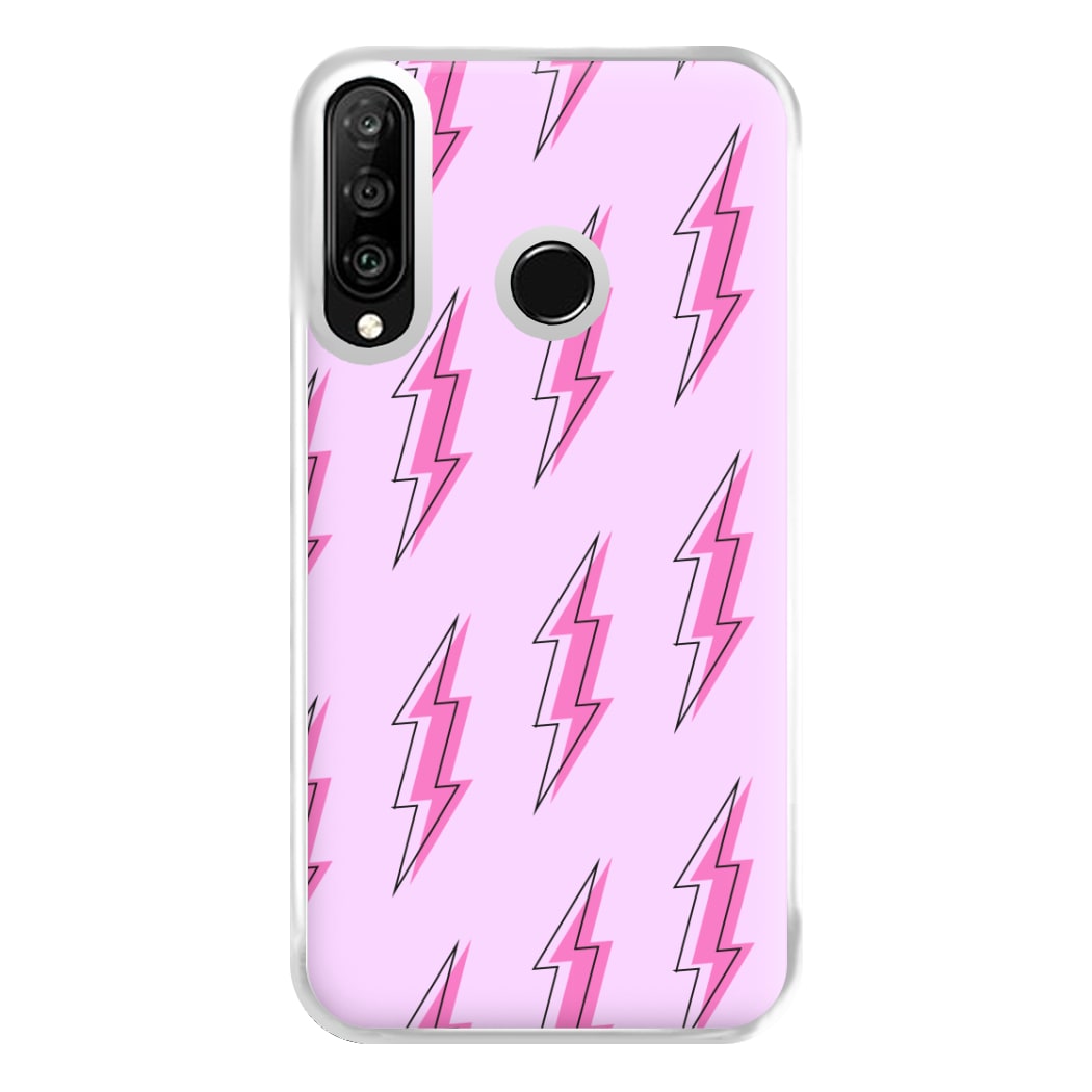 Pink Lightning - Eighties Phone Case for Huawei P30 Lite