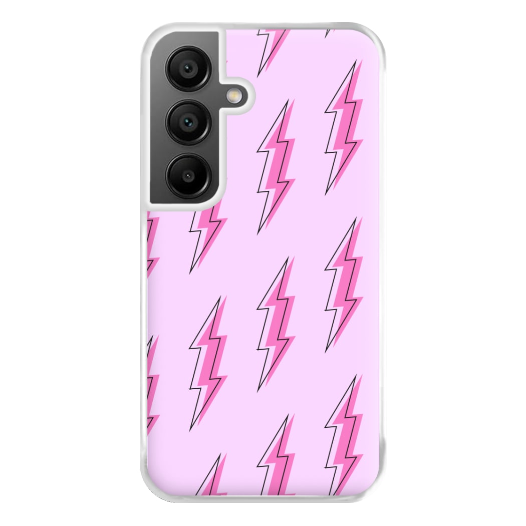 Pink Lightning - Eighties Phone Case for Galaxy A55