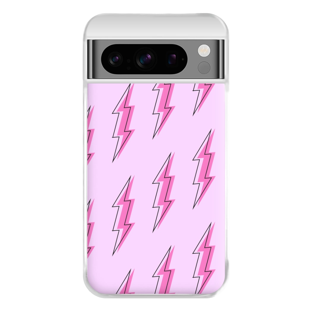 Pink Lightning - Eighties Phone Case for Google Pixel 8 Pro