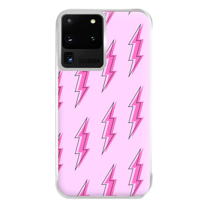 Pink Lightning - Eighties Phone Case for Galaxy S20 Ultra