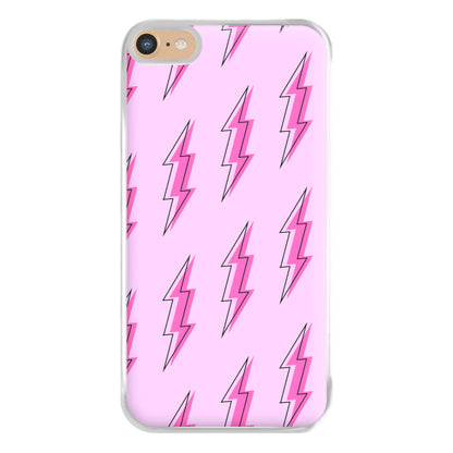 Pink Lightning - Eighties Phone Case for iPhone 6 Plus / 7 Plus / 8 Plus