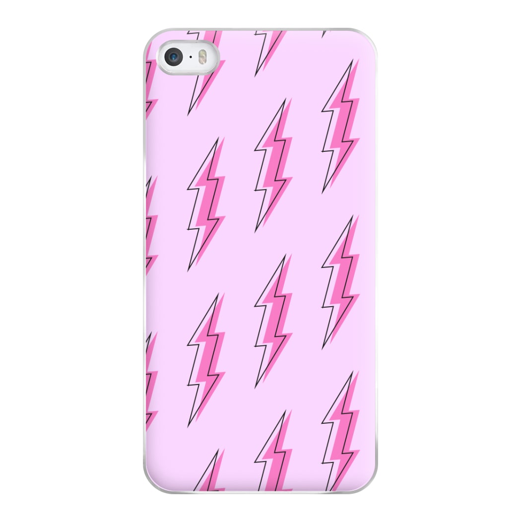 Pink Lightning - Eighties Phone Case for iPhone 5 / 5s / SE 2016