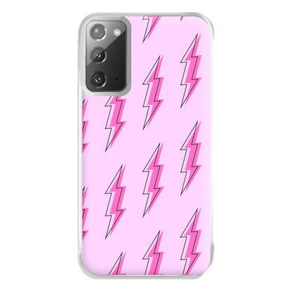 Pink Lightning - Eighties Phone Case for Galaxy Note 20 Ultra