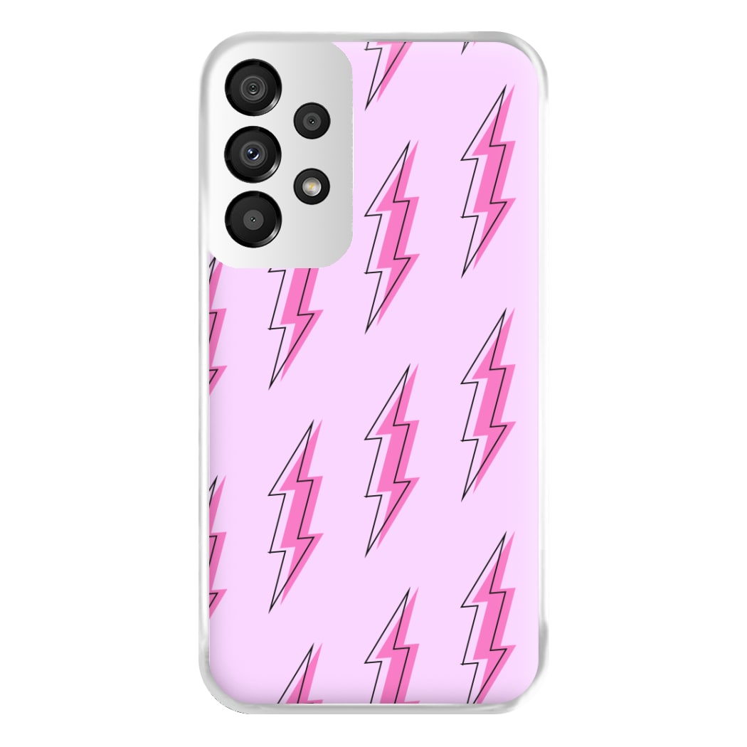 Pink Lightning - Eighties Phone Case for Galaxy A33