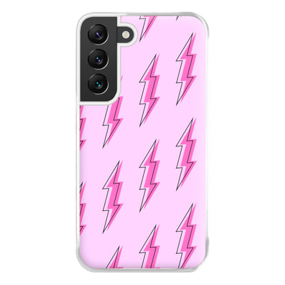 Pink Lightning - Eighties Phone Case for Galaxy S22 Plus