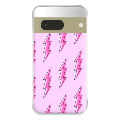 Pink Lightning - Eighties Phone Case for Google Pixel 7a