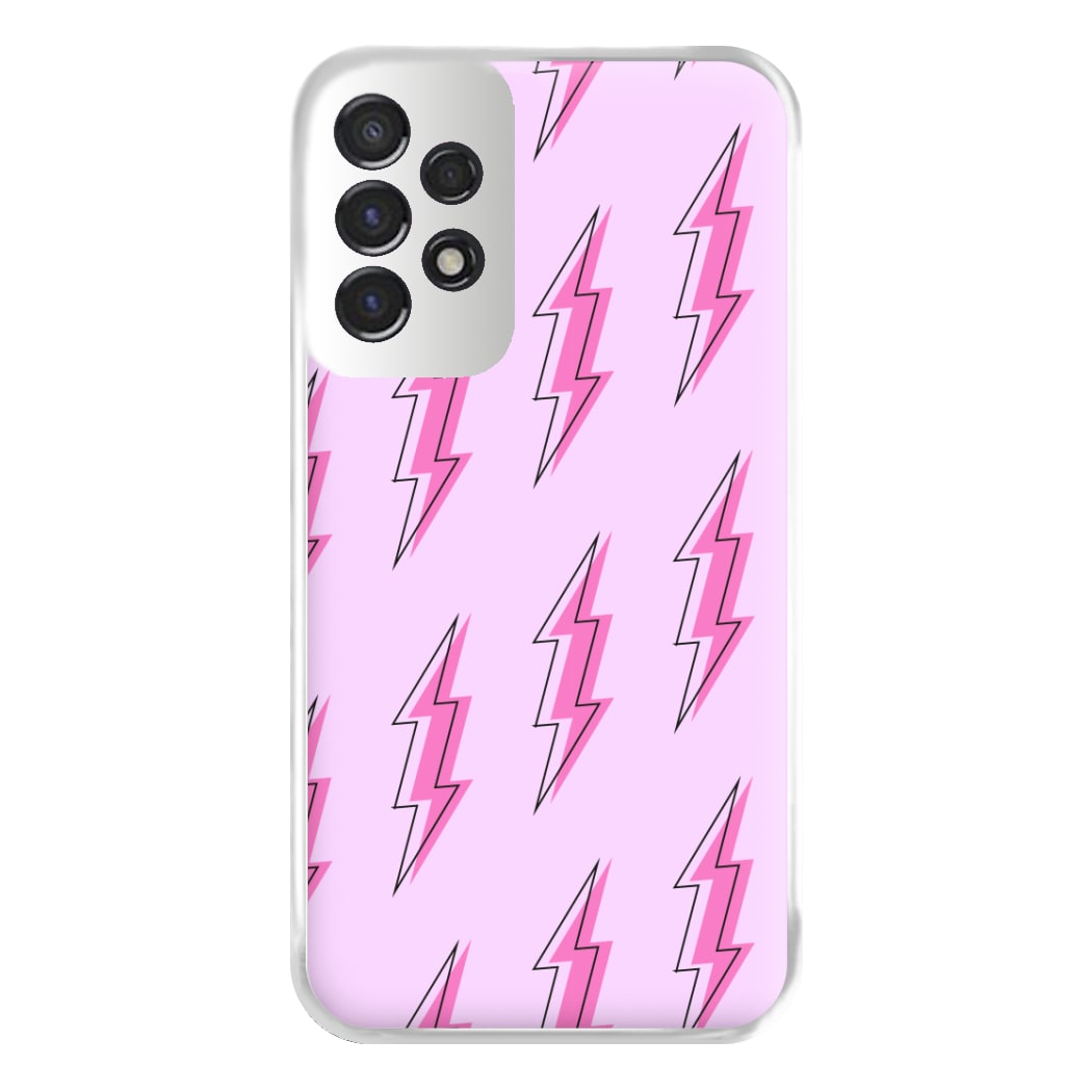 Pink Lightning - Eighties Phone Case for Galaxy A53