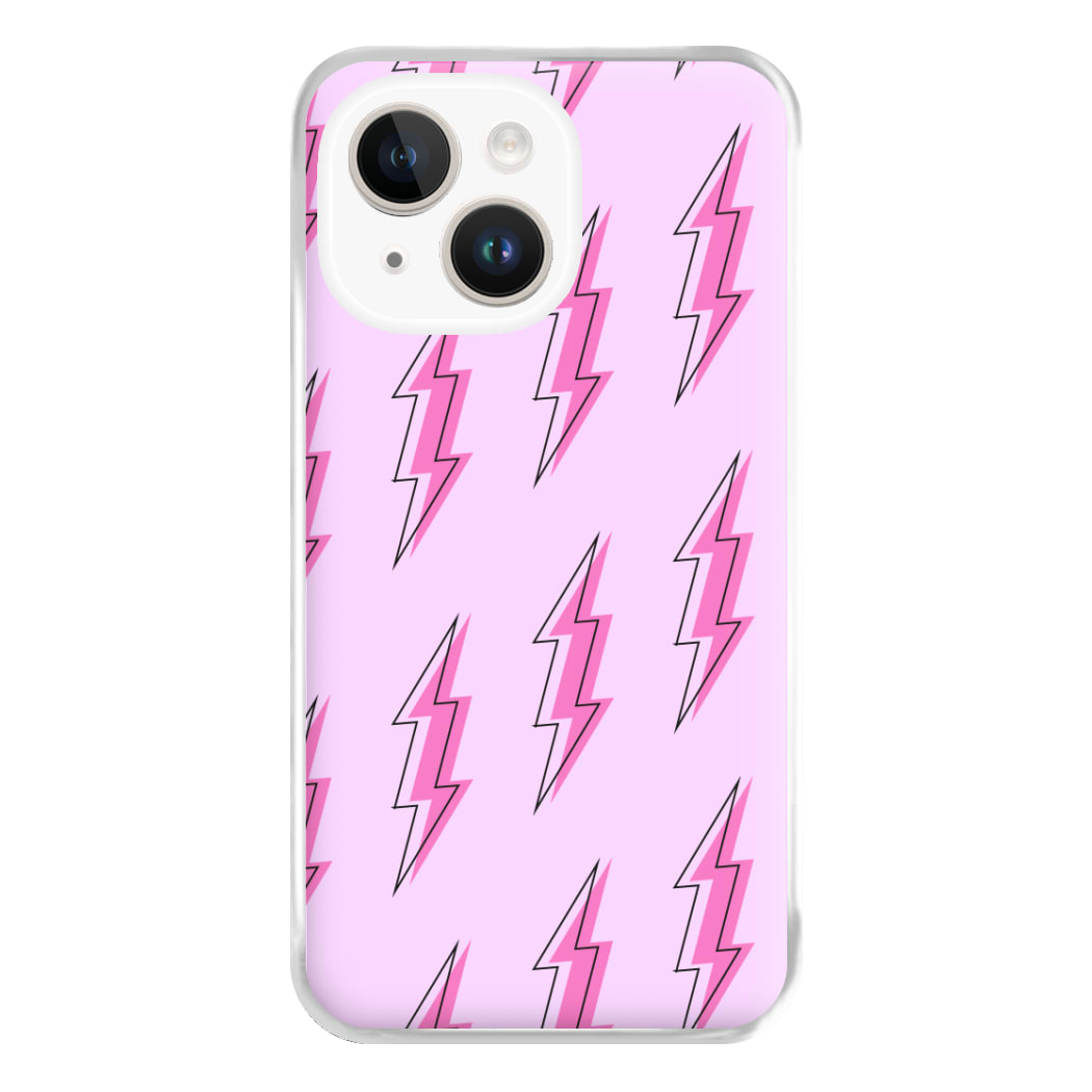 Pink Lightning - Eighties Phone Case for iPhone 14 Plus