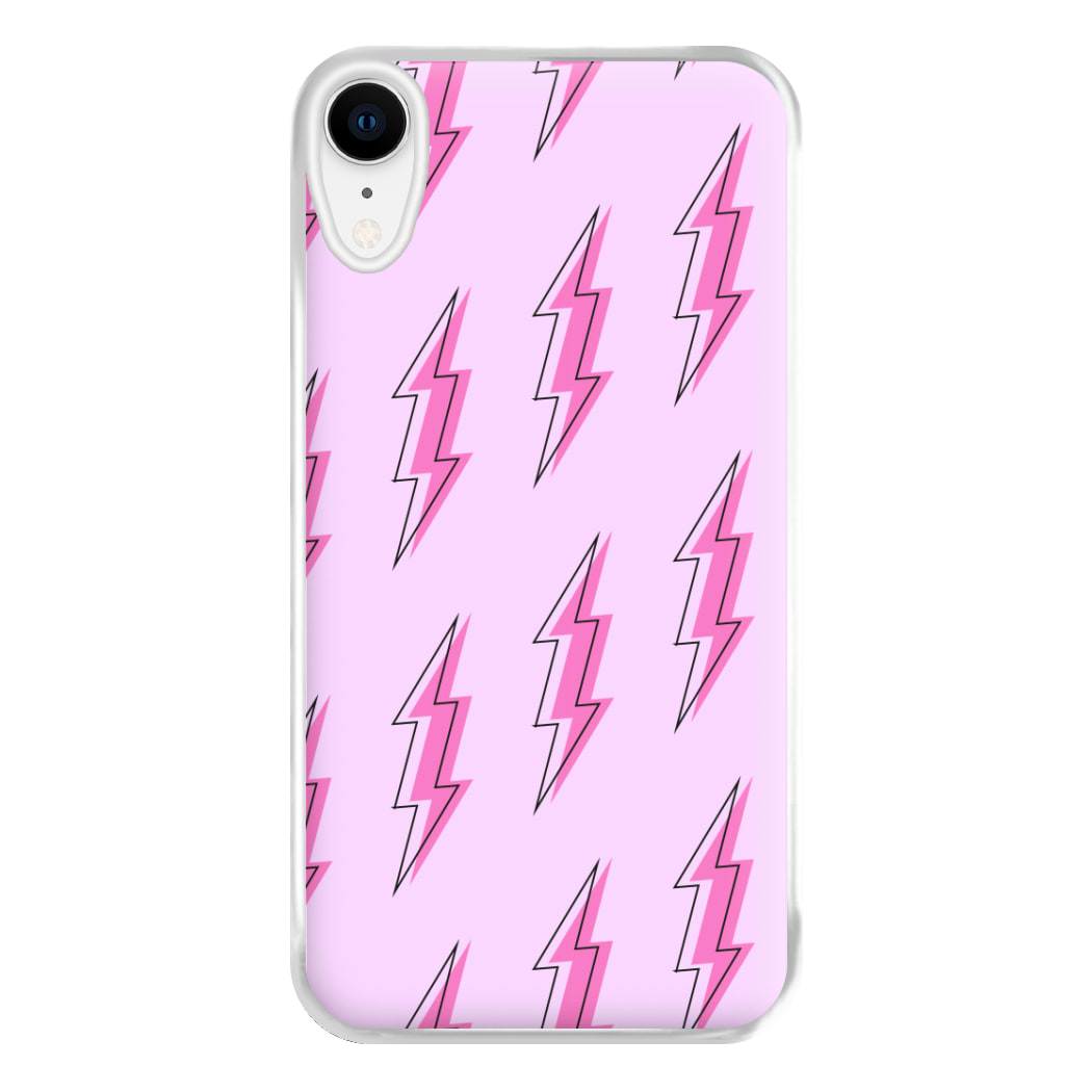 Pink Lightning - Eighties Phone Case for iPhone XR