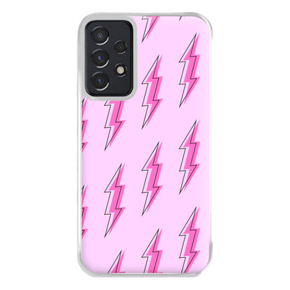 Pink Lightning - Eighties Phone Case for Galaxy A52 / A52s