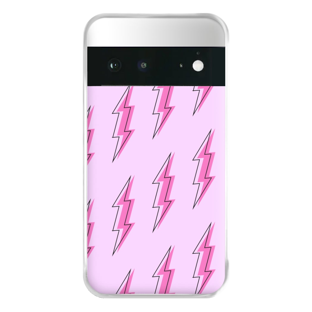 Pink Lightning - Eighties Phone Case for Google Pixel 6a