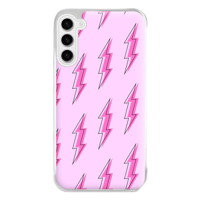 Pink Lightning - Eighties Phone Case for Galaxy S23FE