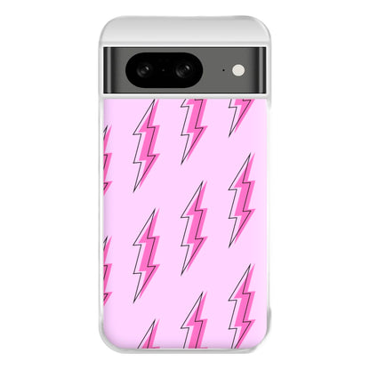 Pink Lightning - Eighties Phone Case for Google Pixel 8