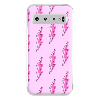 Pink Lightning - Eighties Phone Case for Galaxy S10 Plus