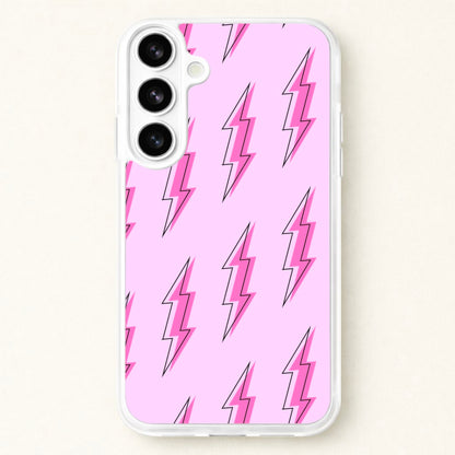 Pink Lightning - Eighties Phone Case for Galaxy S26 Plus