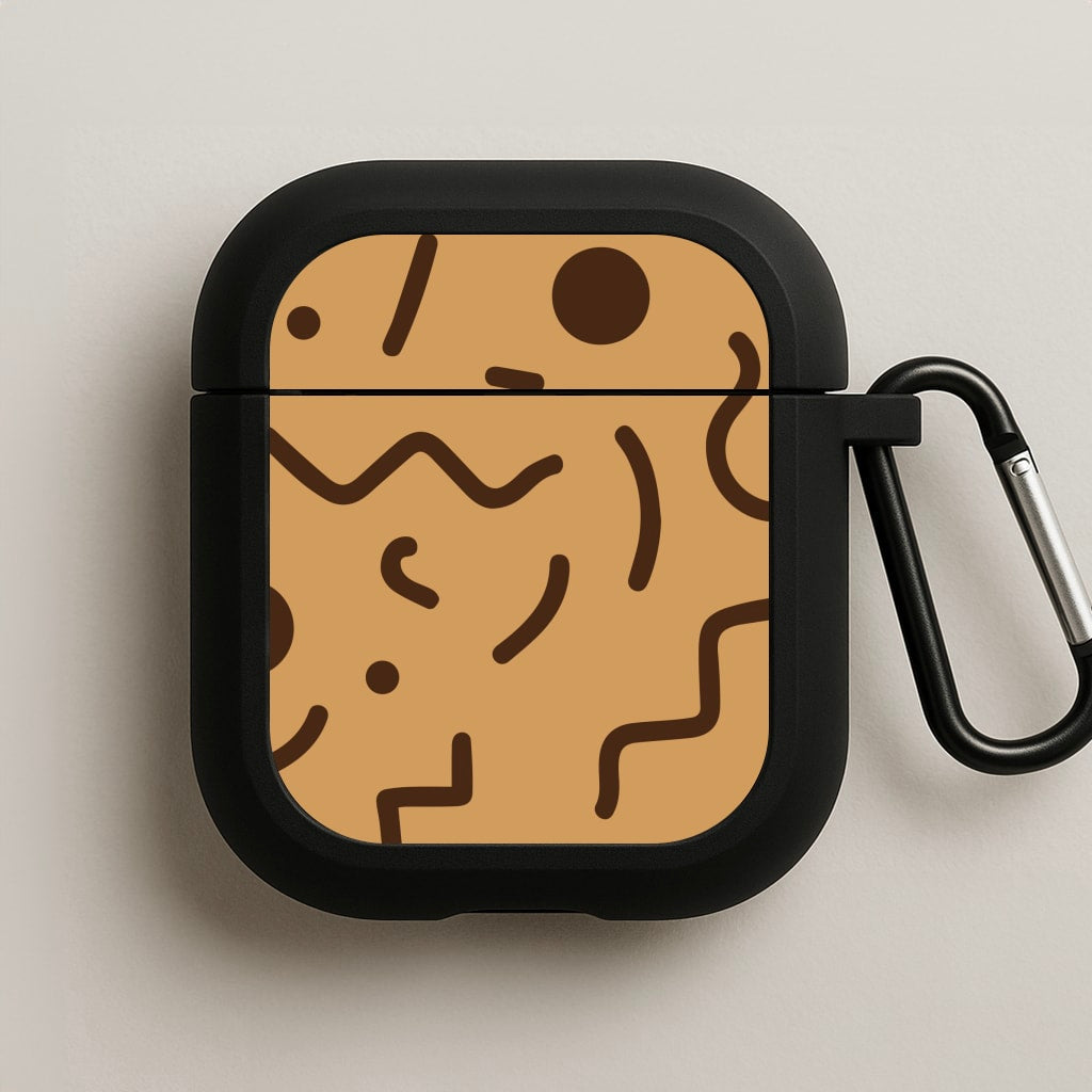 Nude Abstract Pattern - Eighties AirPods Case