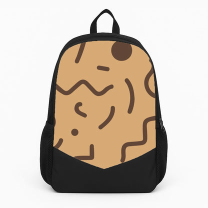 Nude Abstract Pattern - Eighties Large Backpack