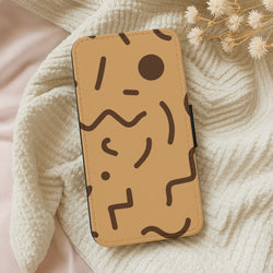 Nude Abstract Pattern - Eighties Wallet Phone Case
