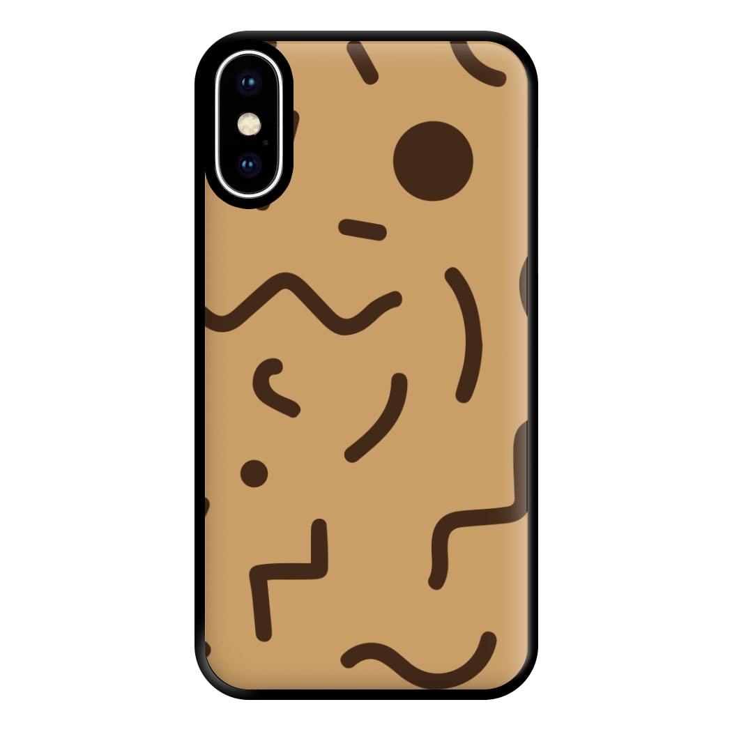 Nude Abstract Pattern - Eighties Phone Case for iPhone XS Max