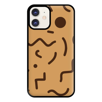 Nude Abstract Pattern - Eighties Phone Case for iPhone 12 / 12 Pro