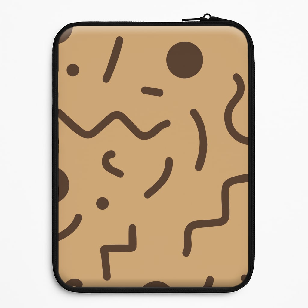 Nude Abstract Pattern - Eighties Laptop Sleeve