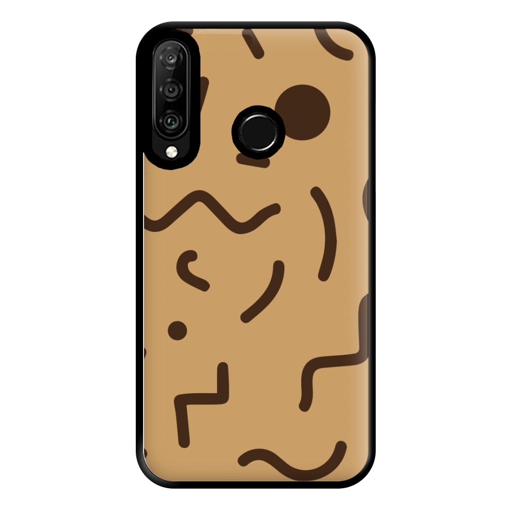 Nude Abstract Pattern - Eighties Phone Case for Huawei P30 Lite