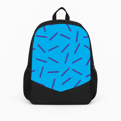 Blue Line Pattern - Eighties Backpack