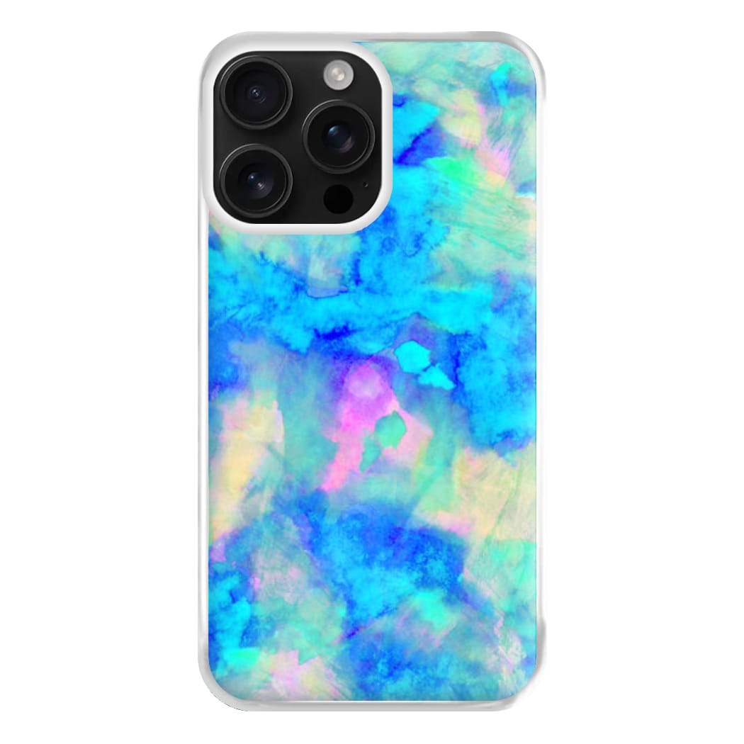 Electric Blue Phone Case for iPhone 16 Pro Max