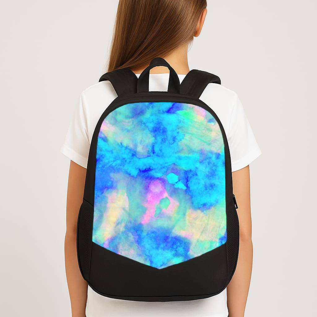 Electric Blue Large School Bag
