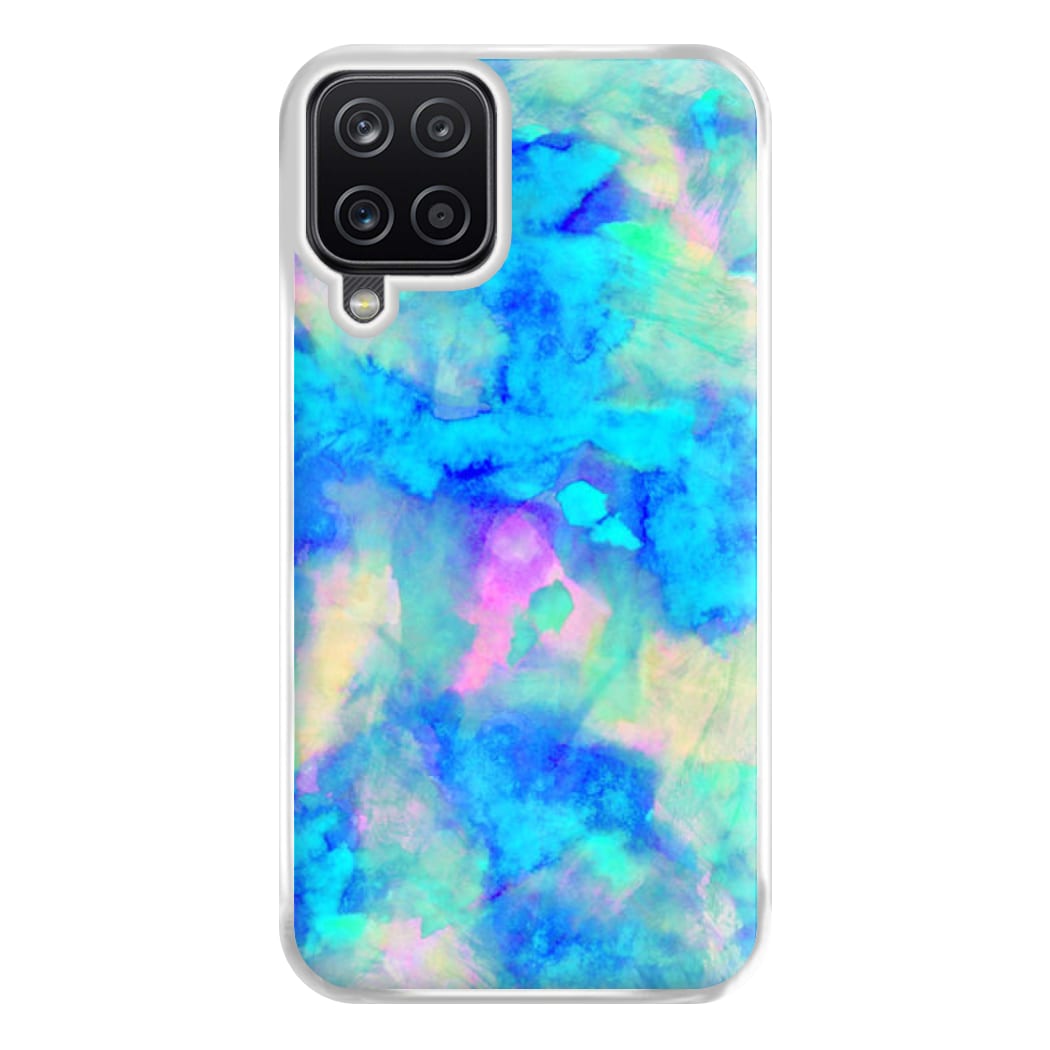 Electric Blue Phone Case for Galaxy A12