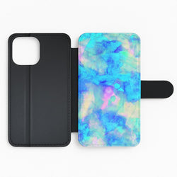 Electric Blue Flip Phone Case