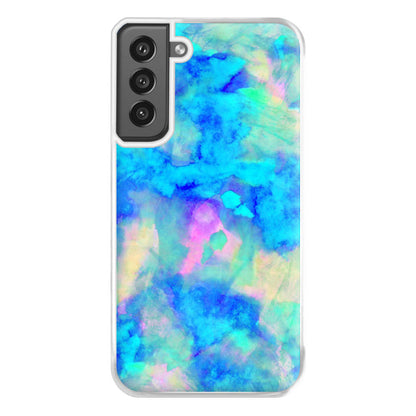 Electric Blue Phone Case for Galaxy S21FE