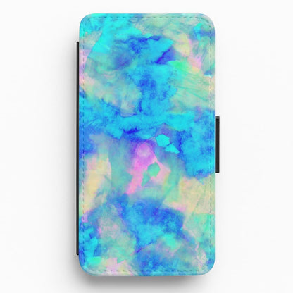 Electric Blue Flip / Wallet Phone Case