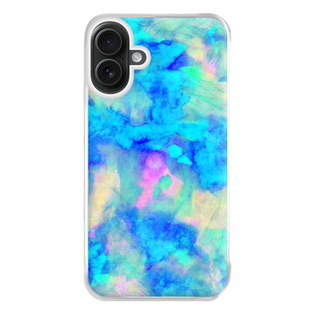 Electric Blue Phone Case for iPhone 16 Plus