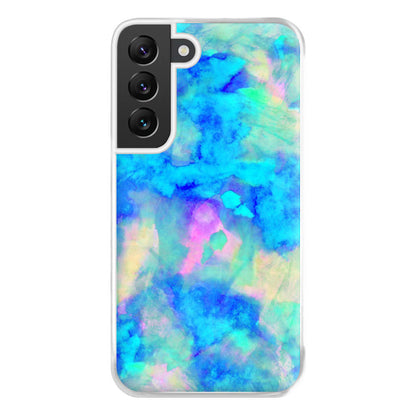 Electric Blue Phone Case for Galaxy S22 Plus