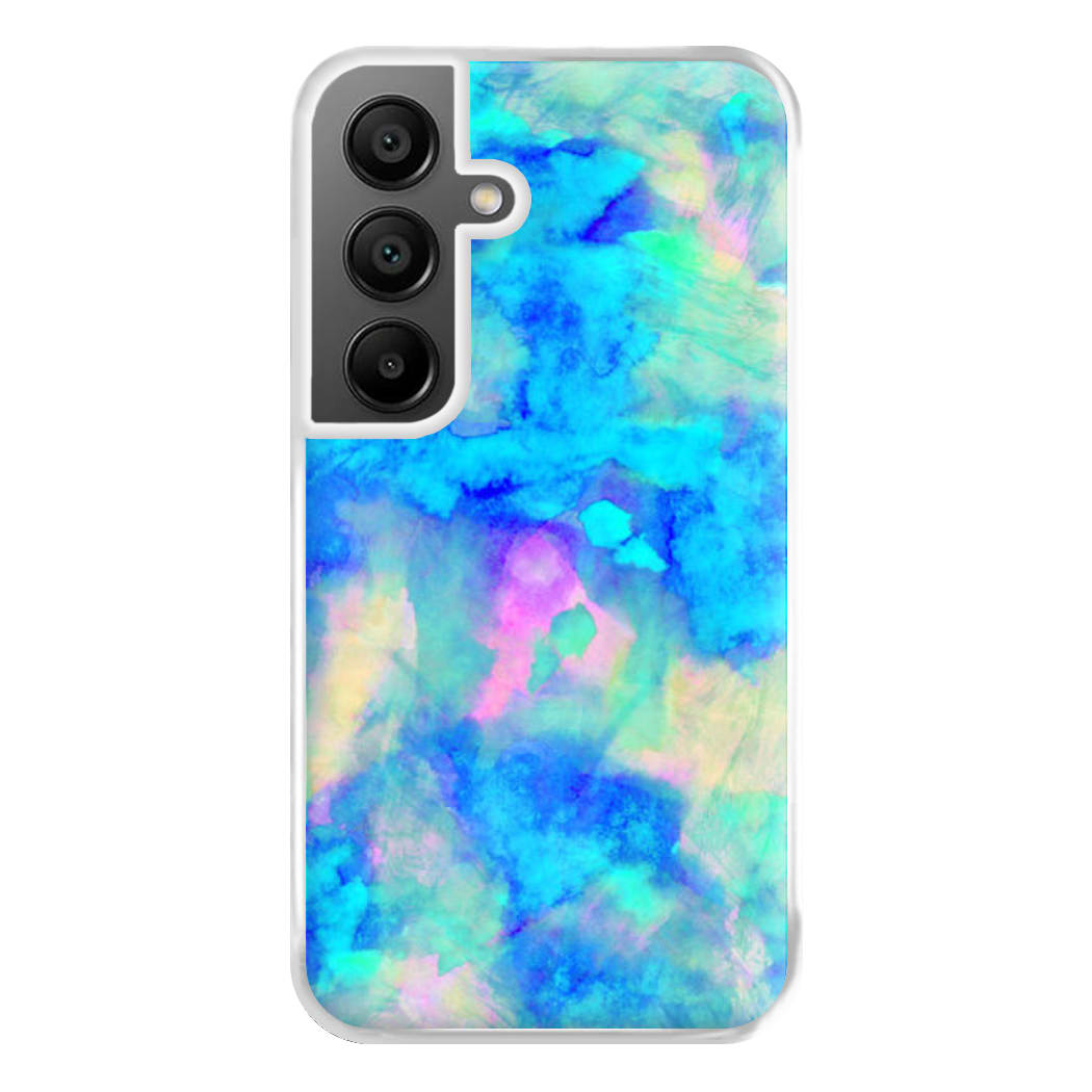 Electric Blue Phone Case for Galaxy A55