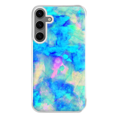 Electric Blue Phone Case for Galaxy S24FE