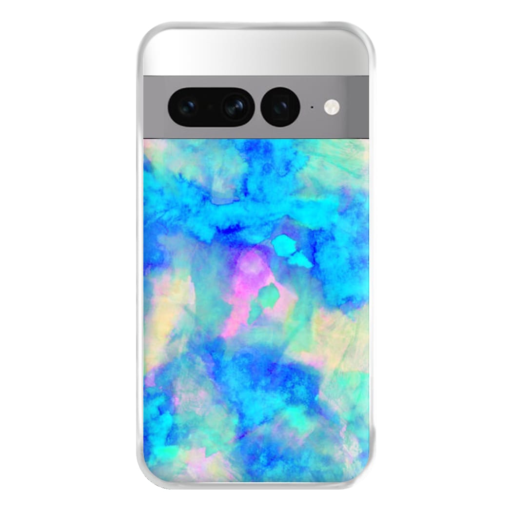 Electric Blue Phone Case for Google Pixel 7 Pro