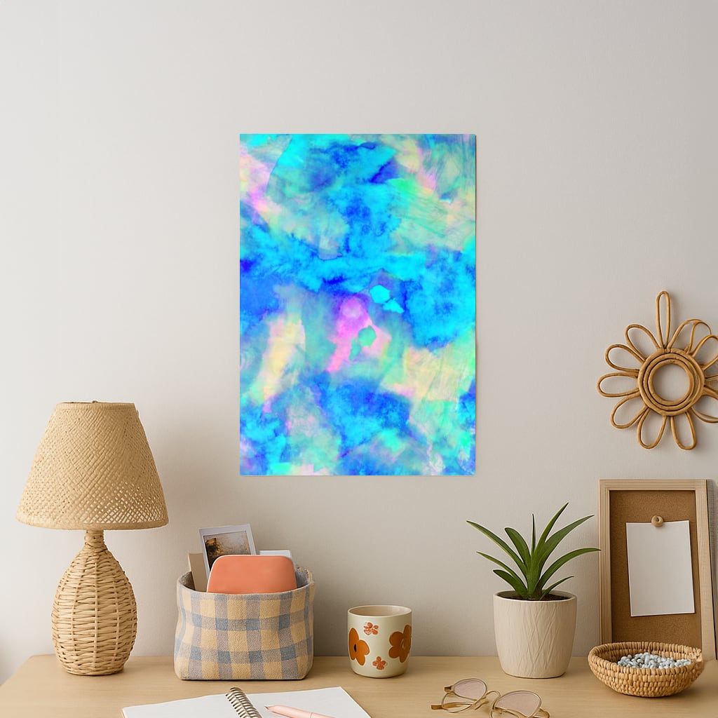 Electric Blue Art Print