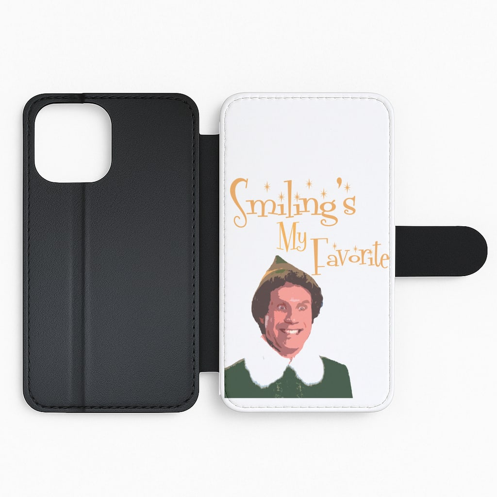 Smiling's My Favourite - Buddy The Elf Flip Phone Case