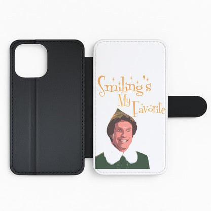 Smiling's My Favourite - Buddy The Elf Flip Phone Case