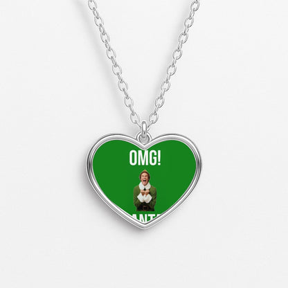 OMG SANTA! - Elf Heart Necklace
