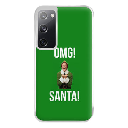 OMG SANTA! - Elf Phone Case for Galaxy S20