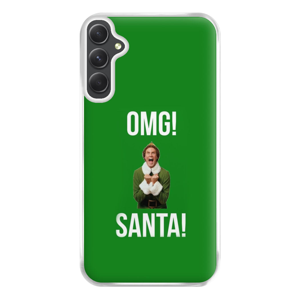 OMG SANTA! - Elf Phone Case for Galaxy A54