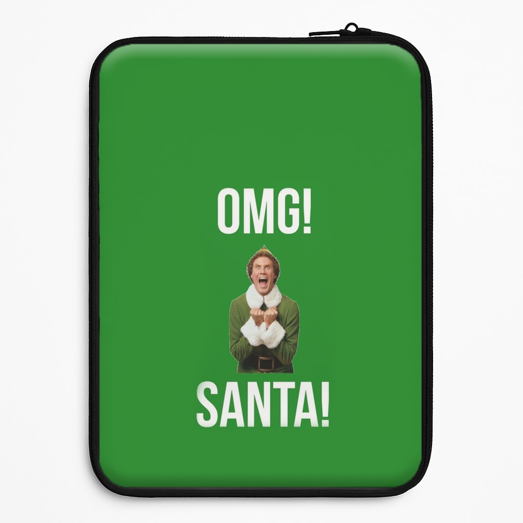 OMG SANTA! - Elf Laptop Sleeve