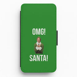OMG SANTA! - Elf Flip / Wallet Phone Case